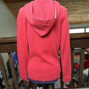 Old Navy orange warm button up sweater